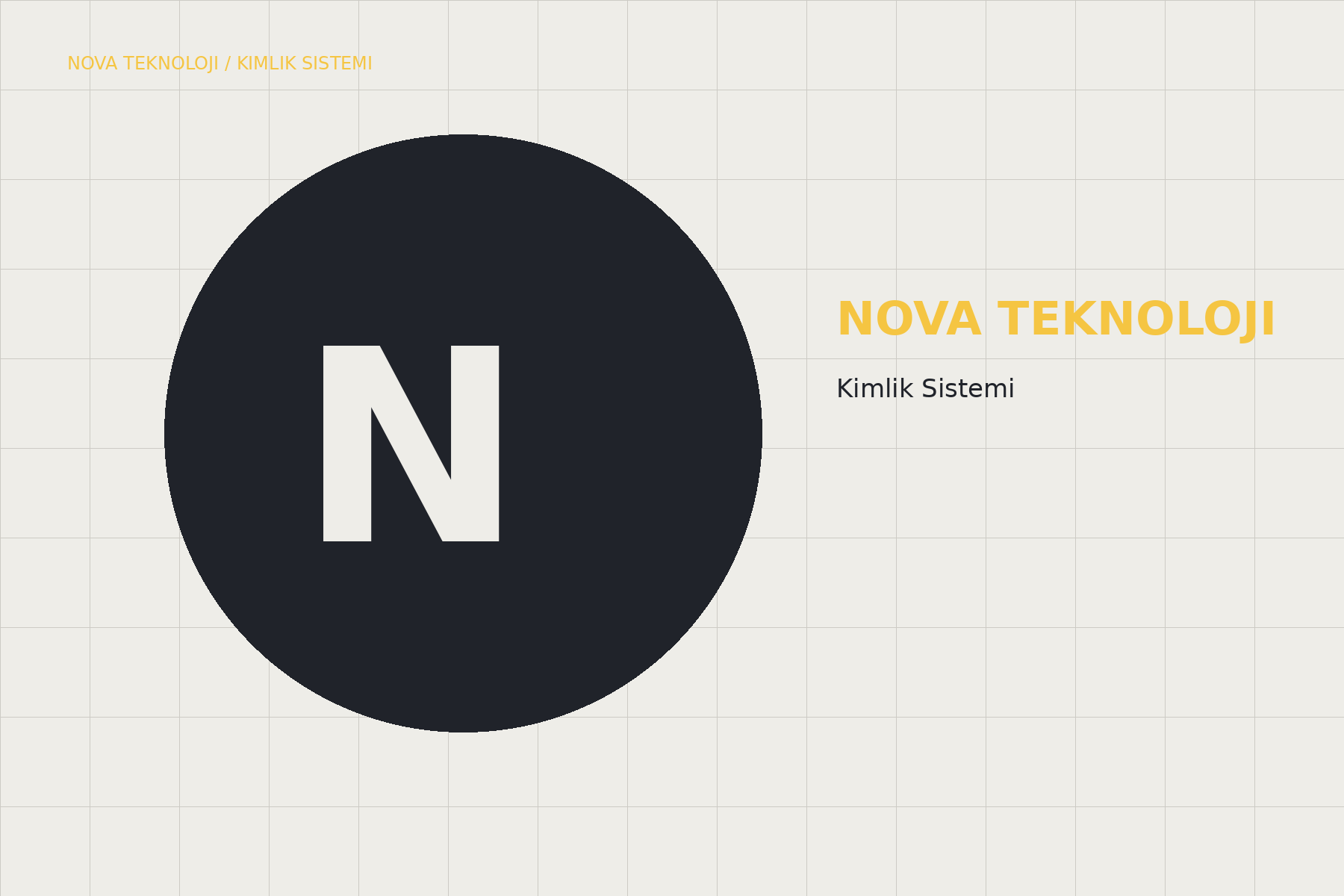 Nova Teknoloji logo ve görsel kimlik sistemi